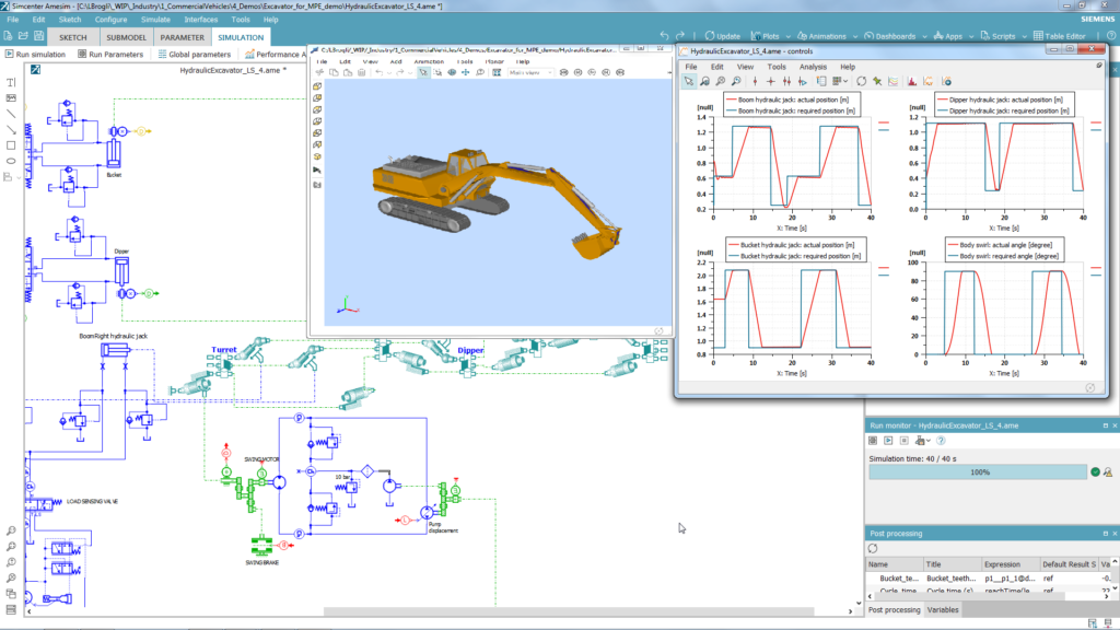 Simcenter Amesim for Heavy Equipment