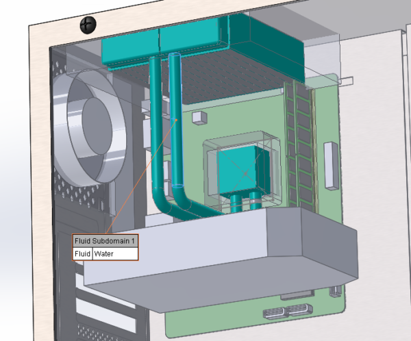 Using water cooling in electronics thermal management – a PC cooling example