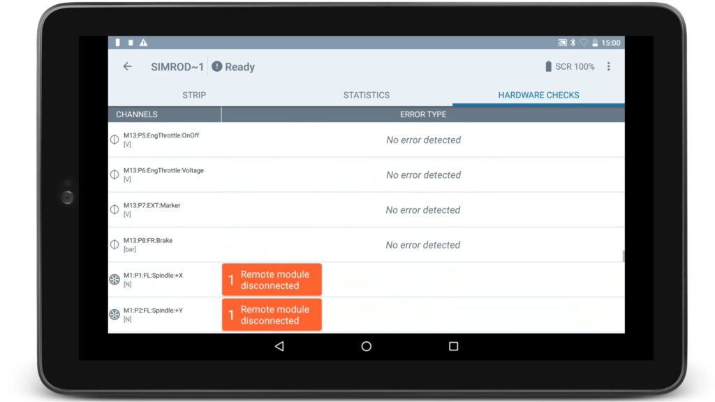 Vehicle durability testing using Simcenter Testlab Control app