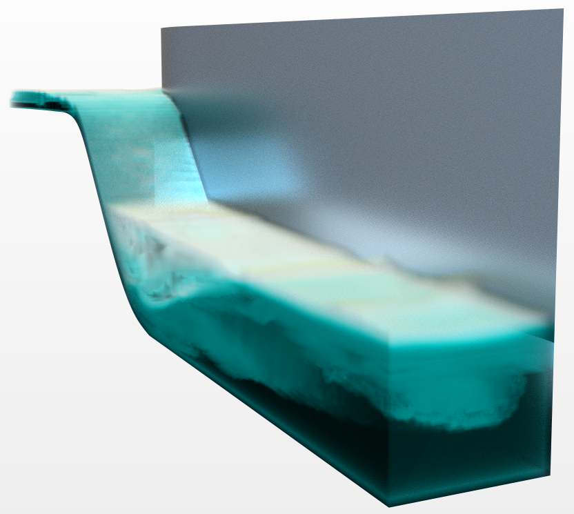 Spillway simulation with multiple regime model an alternative to hybrid multiphase