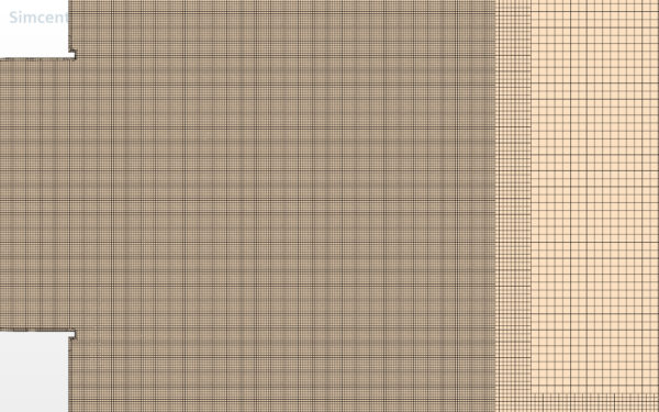 A standard detailed mesh used for industrial gas turbine combustion simulation.