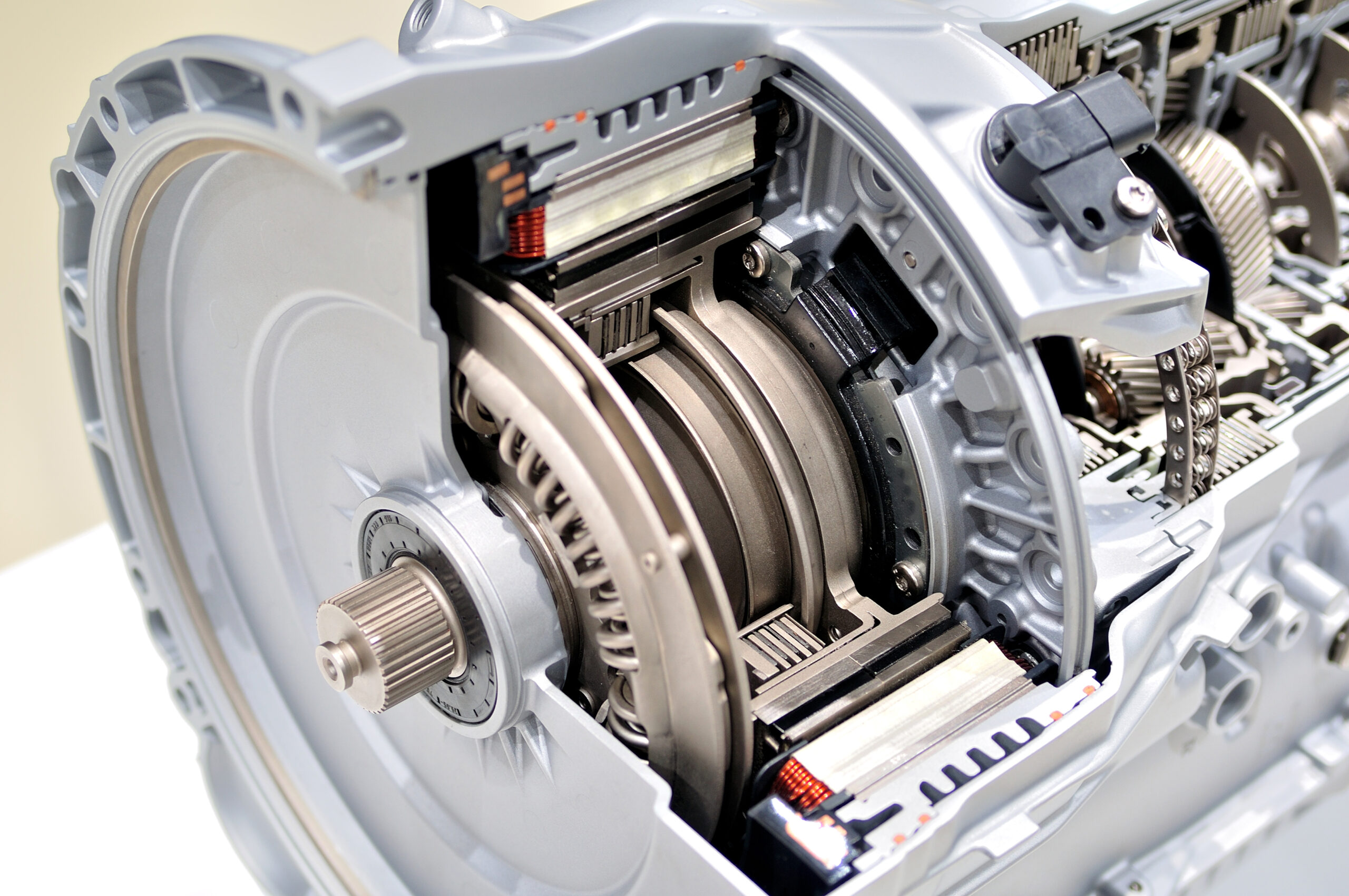 Cross-section view of an automatic transmission