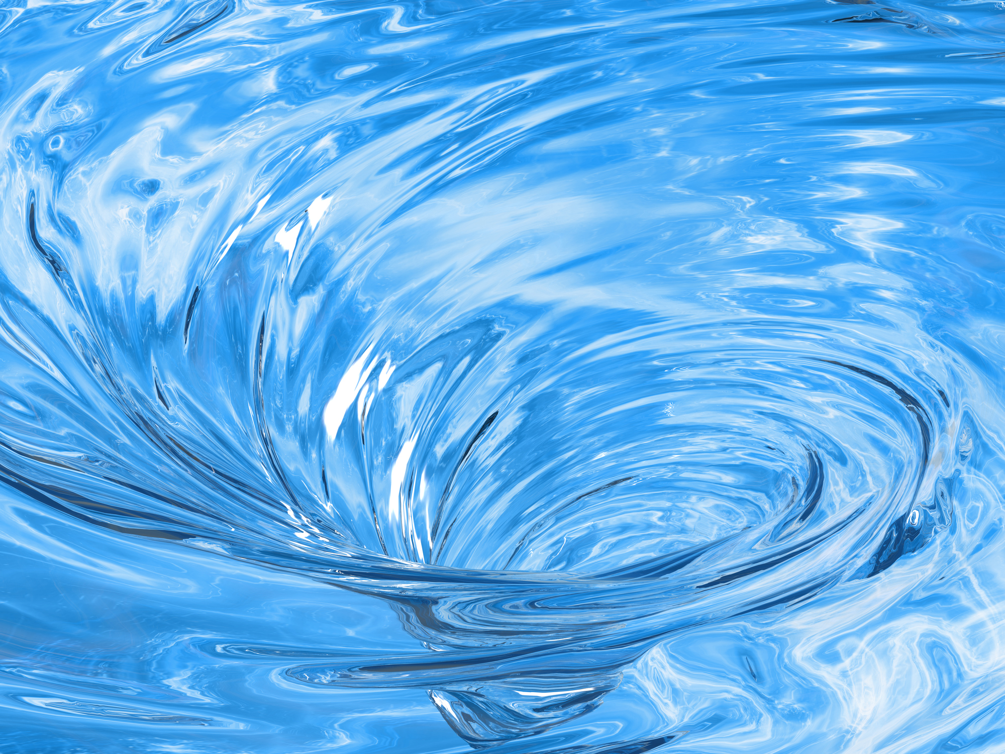 water spiral vortex