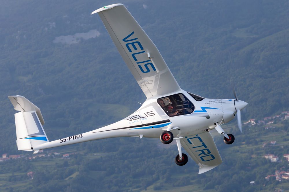 This next-generation electric propulsion aircraft is the Pipistrel Velis Electro.