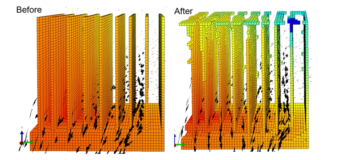 Heatsink optimization using CFD simulation - Simcenter Flotherm geometry remodeling Therminic