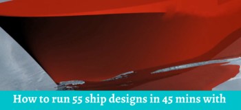 Ship design with CFD on AWS cloud