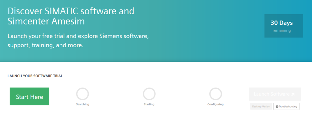 Virtual commissioning training access procedure