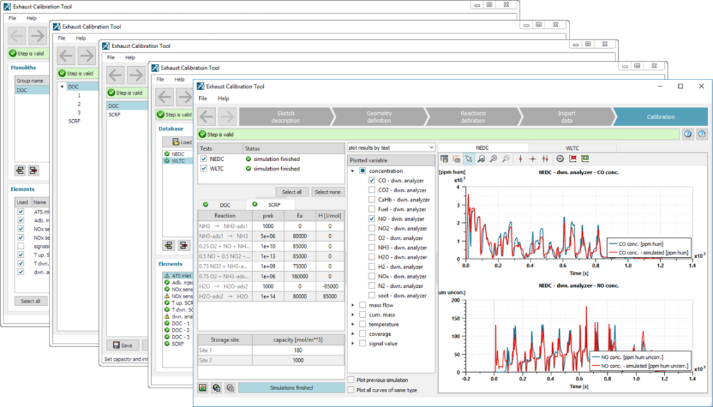 Simcenter Amesim Exhaust calibration tool