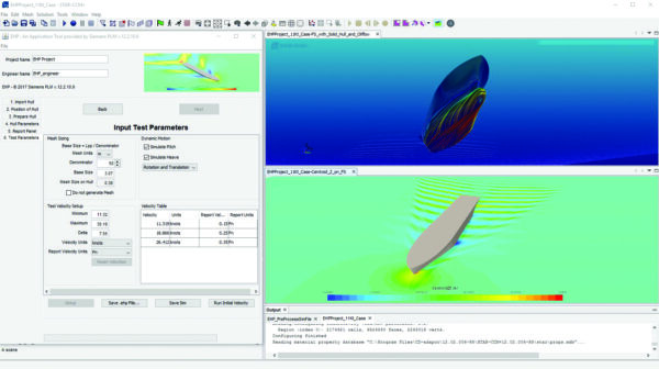 hull performance workflow, a marine CFD tool