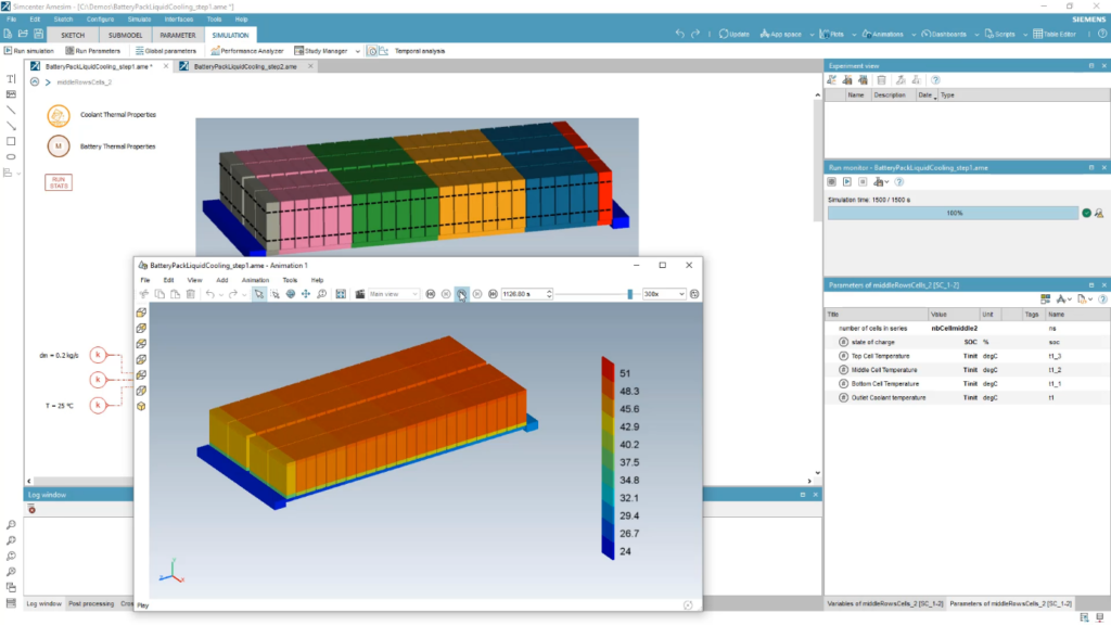 Simcenter Amesim battery