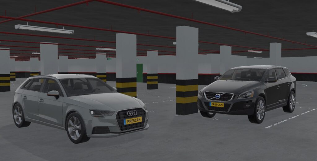 New vehicle models in a new environment in Simcenter Prescan