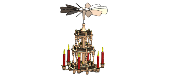 4th Advent Simulation: The Christmas Pyramid