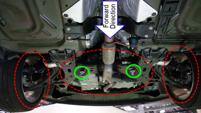 Image of component-based TPA testing