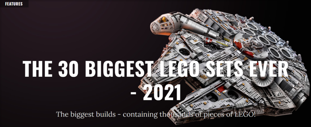 Largest LEGO blocks
