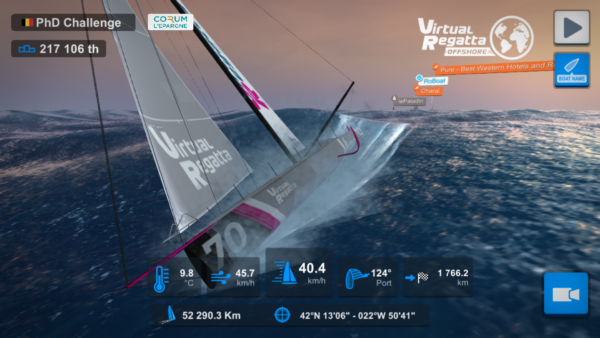 Over 1 million people raced along virtually in the Virtual Vendée Globe.