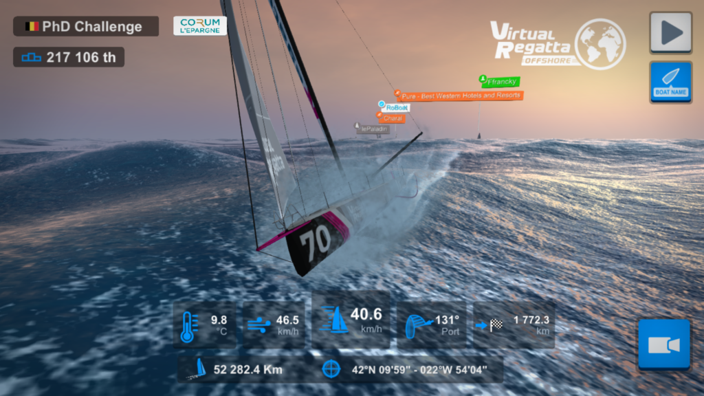 The Virtual Vendée Globe even featured a digital twin piloted by an AI robot.