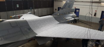 DIC pattern on aircraft during GVT