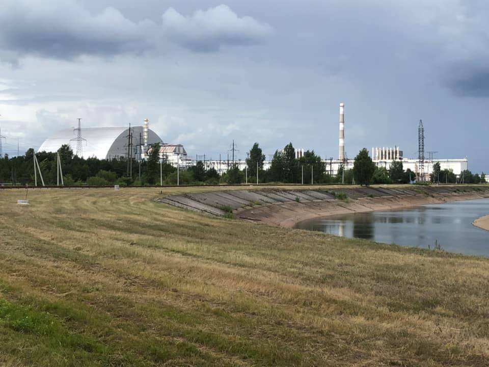 Remains of Reactor 4 in Chernobyl