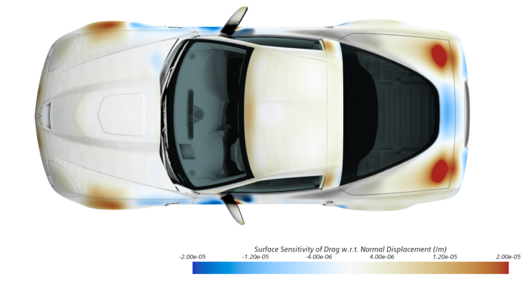 Adjoint shape optimization for improved car aerodynamics - Simcenter
