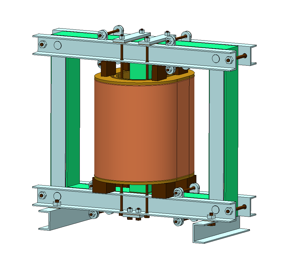 Simcenter MAGNET model of a power transformer