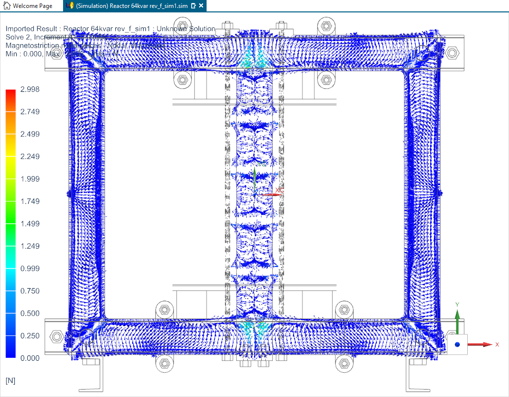 The forces can be exported for further NVH analysis in Simcenter 3D or other structural analysis software.