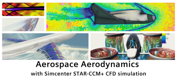 Aerospace aerodynamics with Simcenter STAR-CCM+ CFD simulation