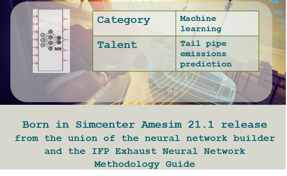 Simcenter Amesim machine learning catalyst model