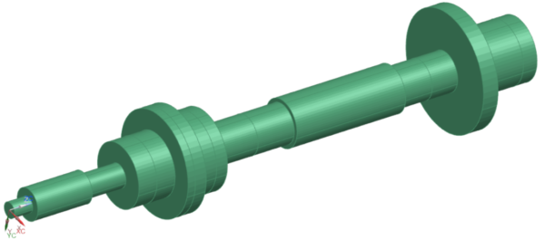 Full 3D Nelson rotor model axisymmetric rotor dynamics