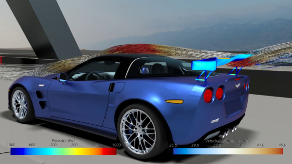 Vehicle aerodynamics CFD simulation in Simcenter STAR-CCM+