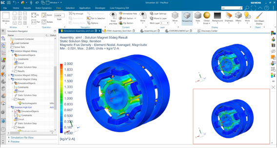 Tighter integration with Simcenter 3D for Low Frequency Electromagnetics
