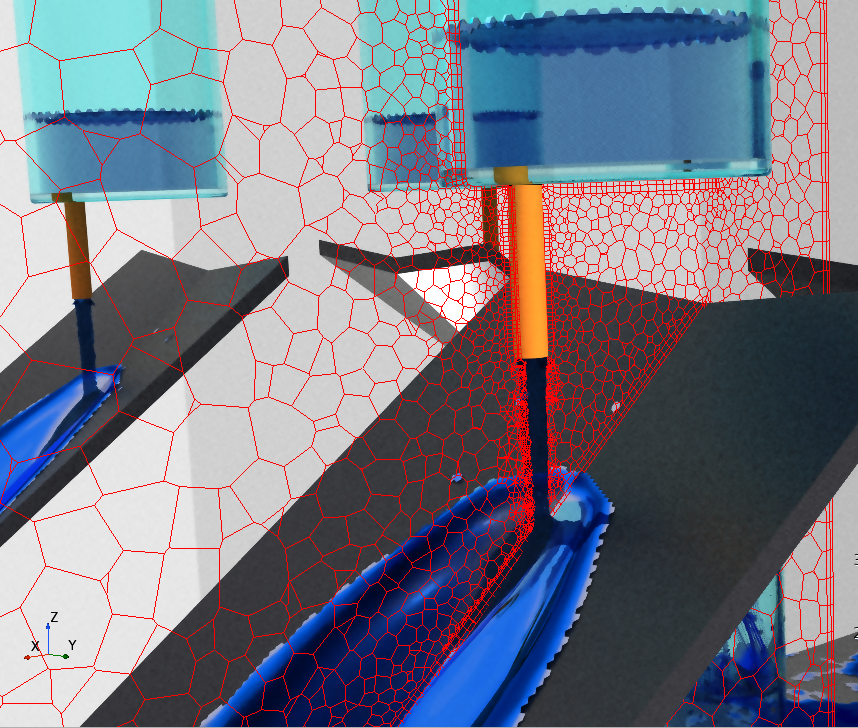 Adaptive Mesh Refinement of Jet for a hybrid multiphase CFD simulation