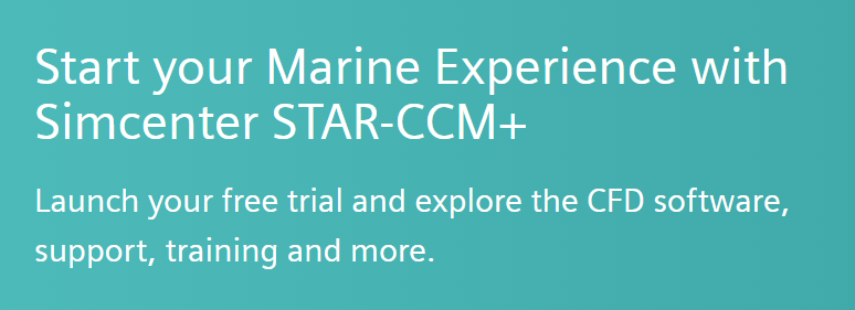 Start your marine CFD experience with Simcenter STAR-CCM+