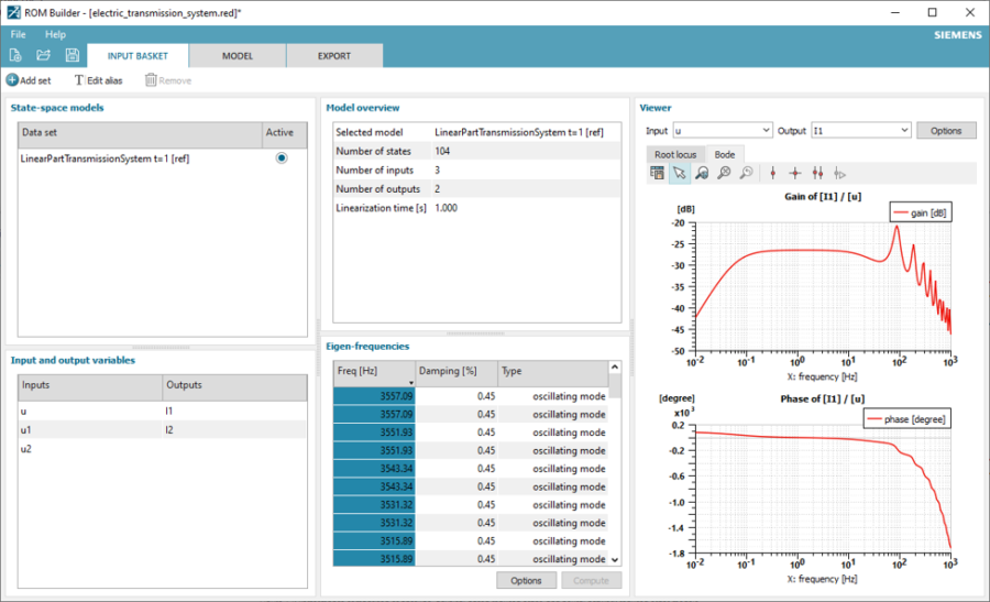 Reduce electric power systems using Simcenter Amesim ROM Builder ...