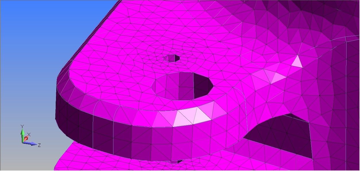 Same mesh on the contact surface - Siemens: Femap - Eng-Tips