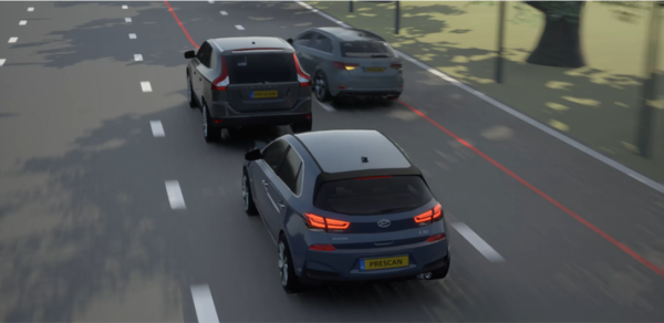 Test autonomous vehicles with custom algorithms in OpenSCENARIO designed experiments