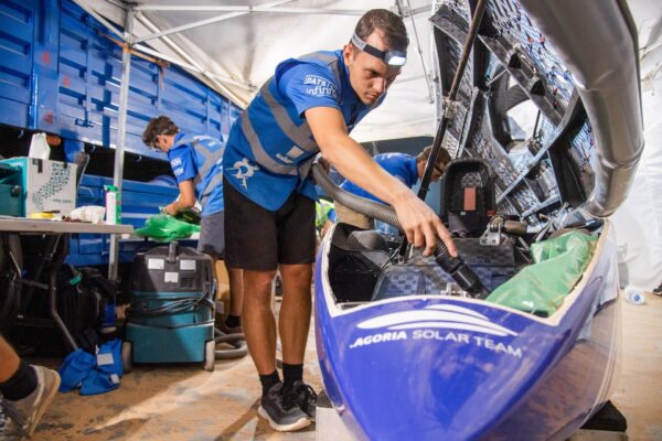 Daily maintenance of the Solar Vehicle