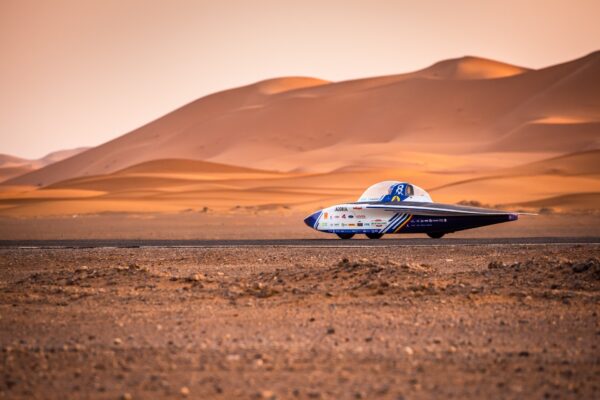 Racing through desert landscapes