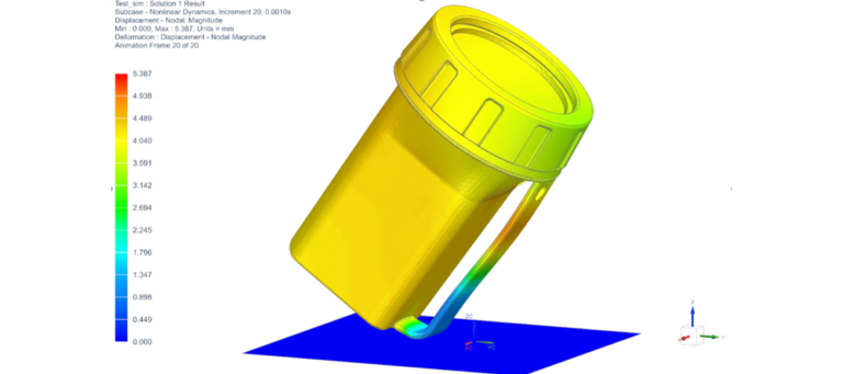 Drop test simulation for coping with clumsiness - Simcenter