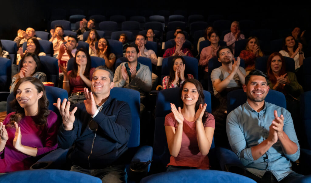 Cheering audience