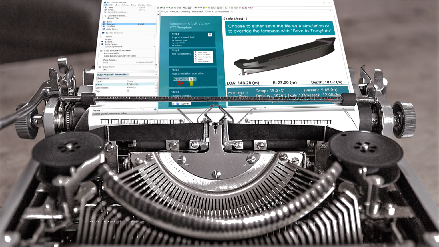 Simulation Templates, your magic typewriter for CFD Automation Simcenter