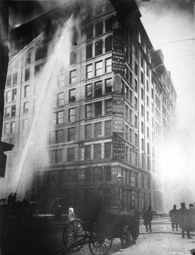 Triangle Shirtwaist Factory fire on Match 25, 1911