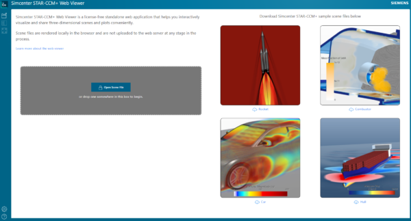 View CFD simulation results in web browser