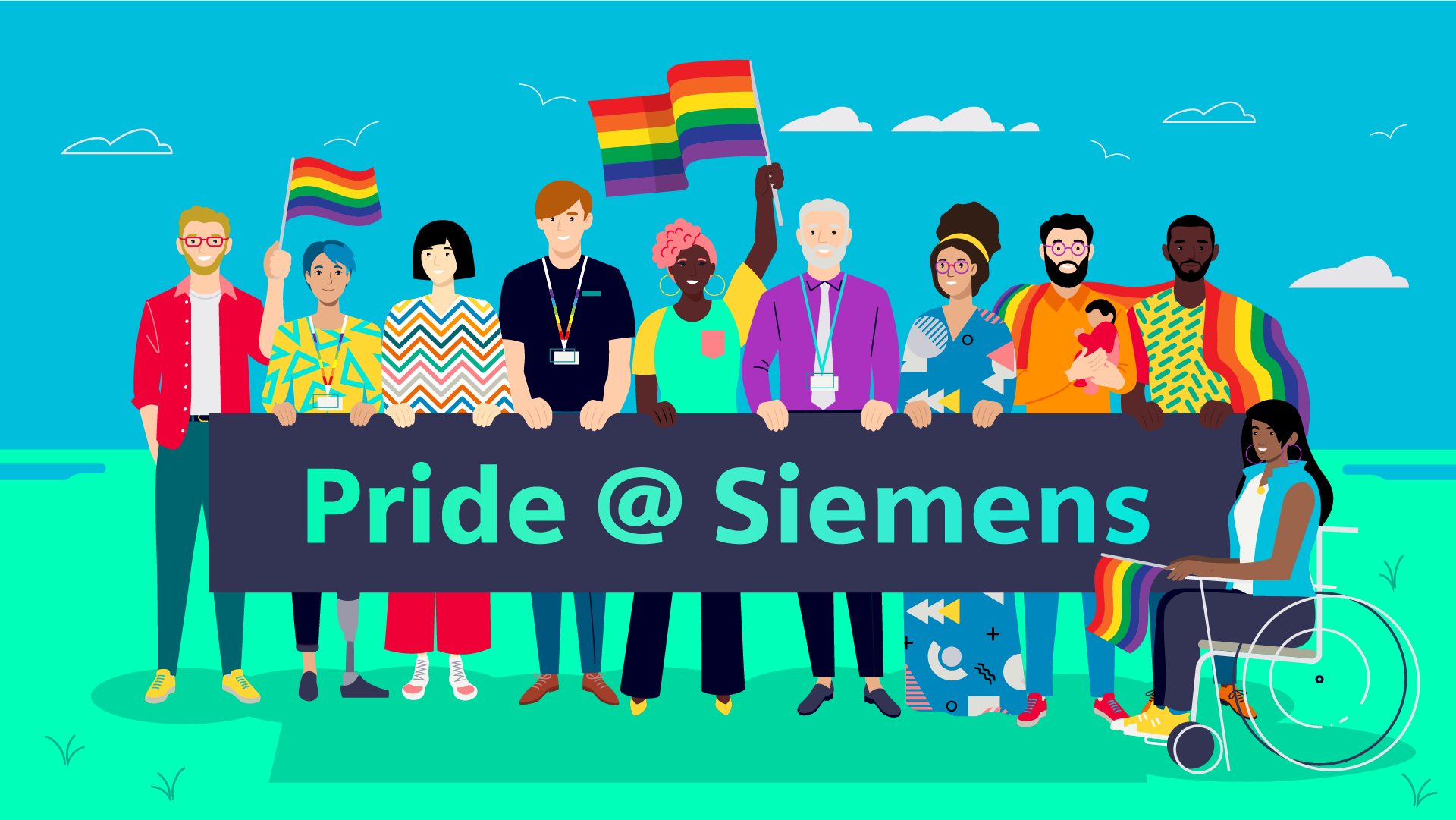 Pride at Siemens for the LGBTQIA+ community