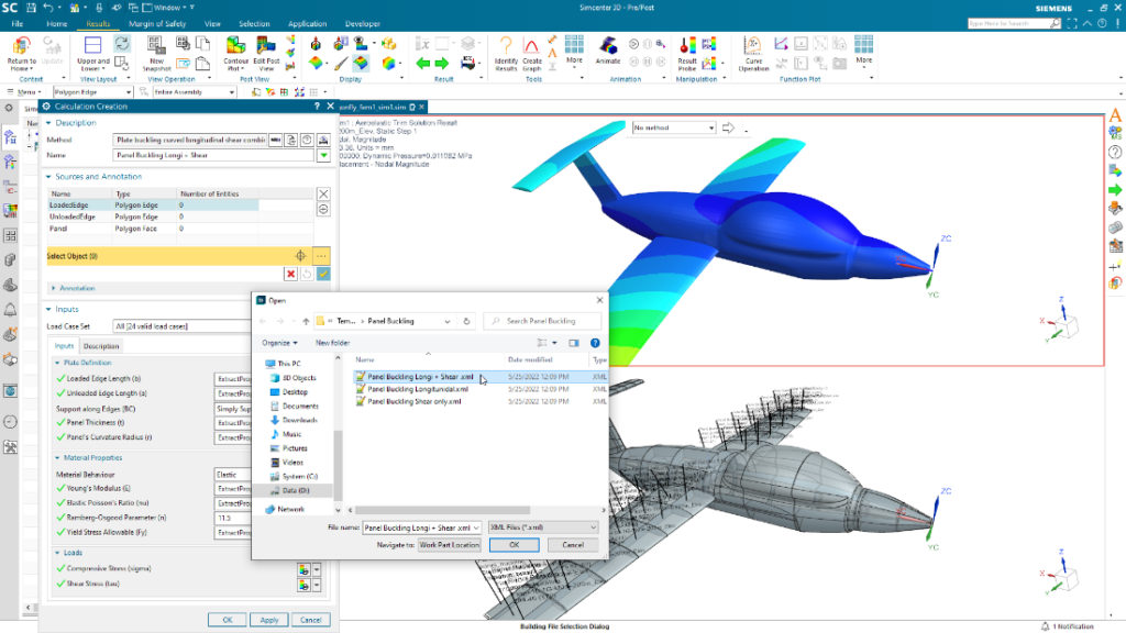 The stress analysis process: Calculation creation