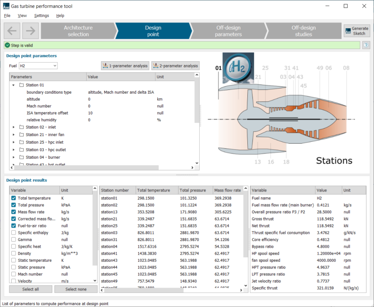 Assess the performance of a hydrogen-powered gas turbine - Simcenter