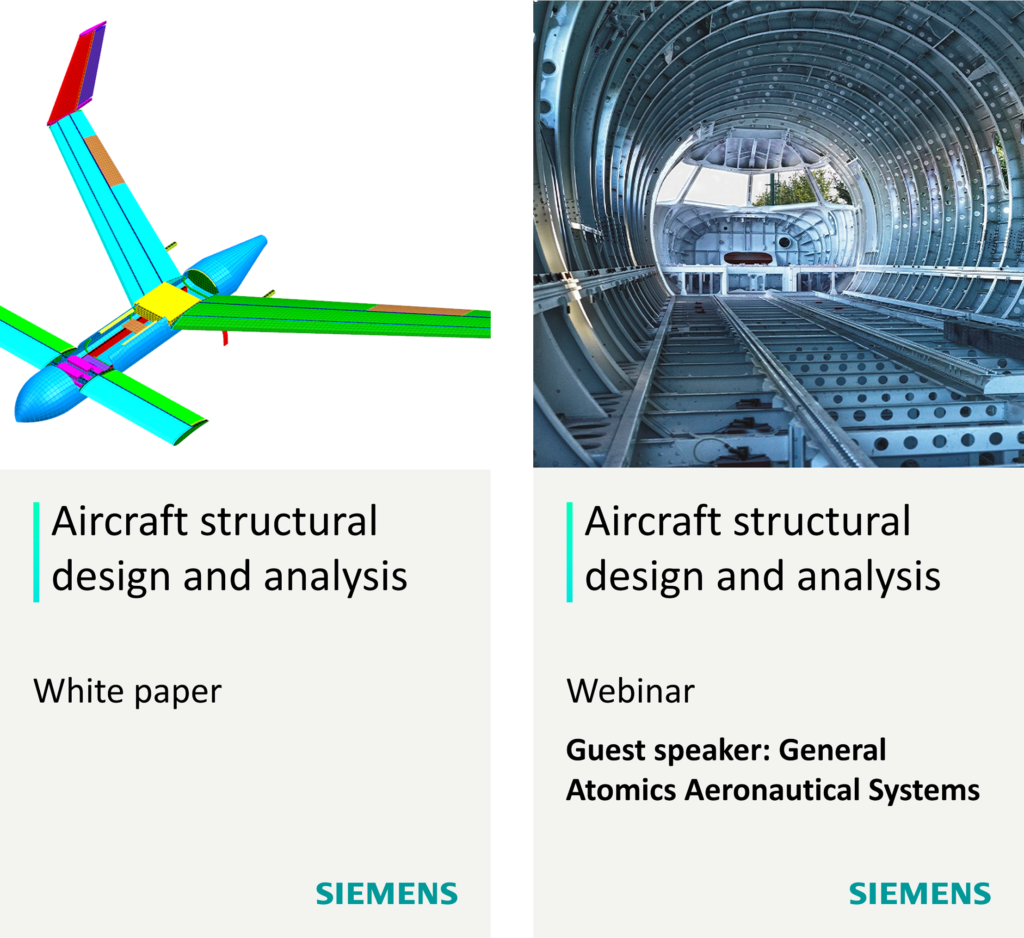 Aircraft structural design and analysis - Simcenter