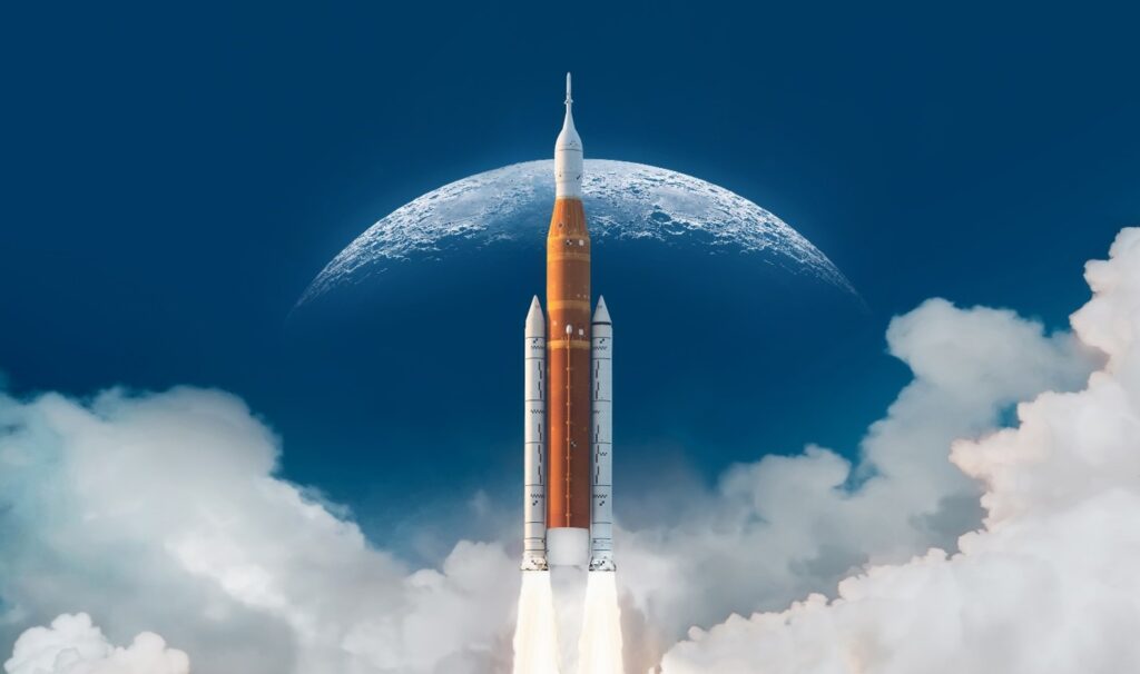 NASA's launch of world's biggest rocket SLS which will put humans on the Moon and Mars in the coming years.