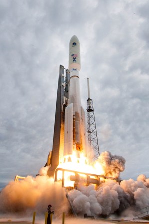 ULA rocket on launch pad