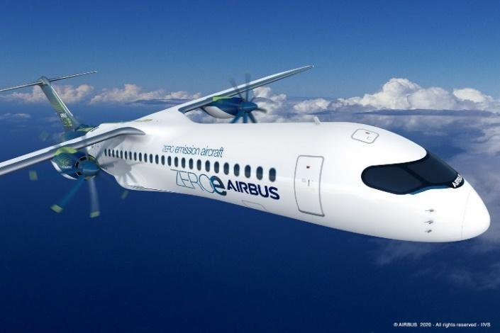 Airbus concept of a next-generation climate-neutral aircraft 