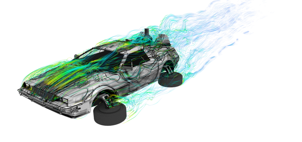 Delorean Aero CFD